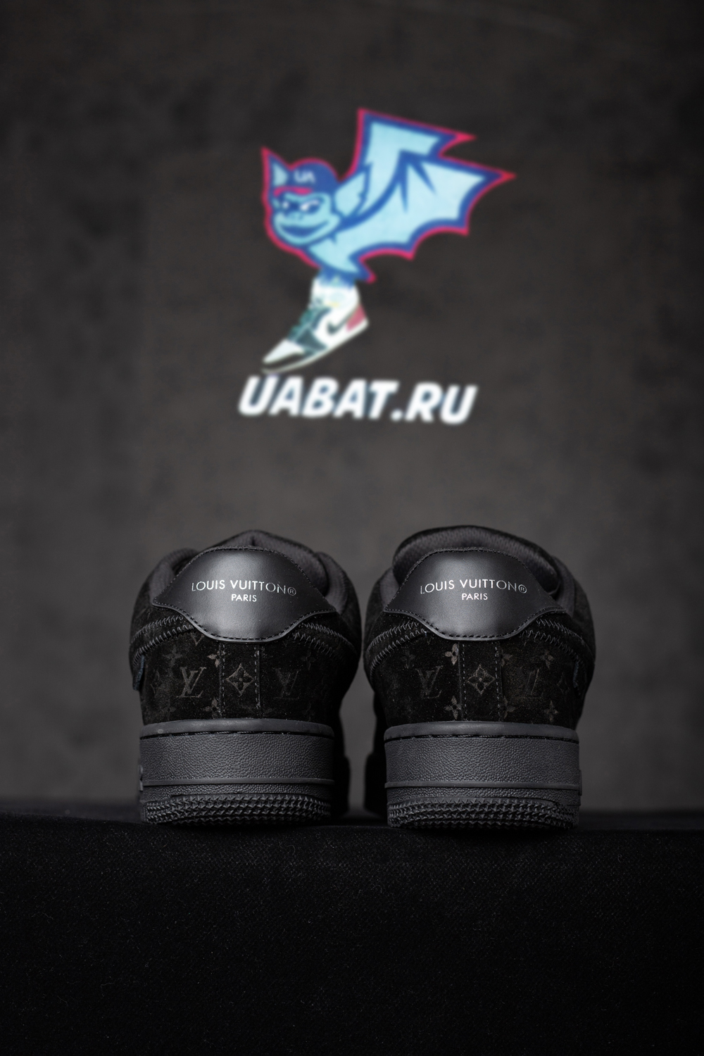 Louis Vuitton x Air Force 1 Low 'Triple Black'