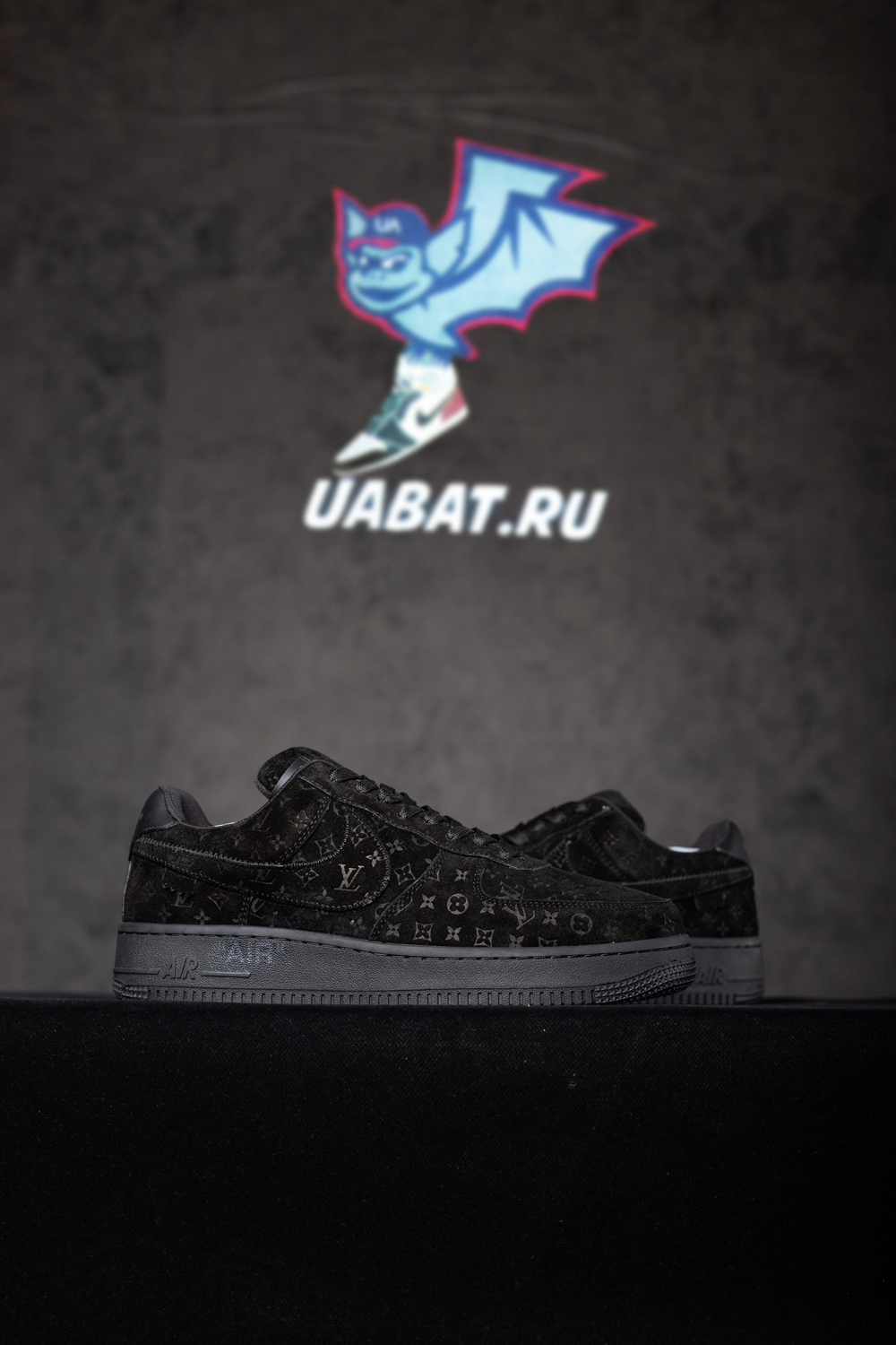 Louis Vuitton x Air Force 1 Low 'Triple Black'