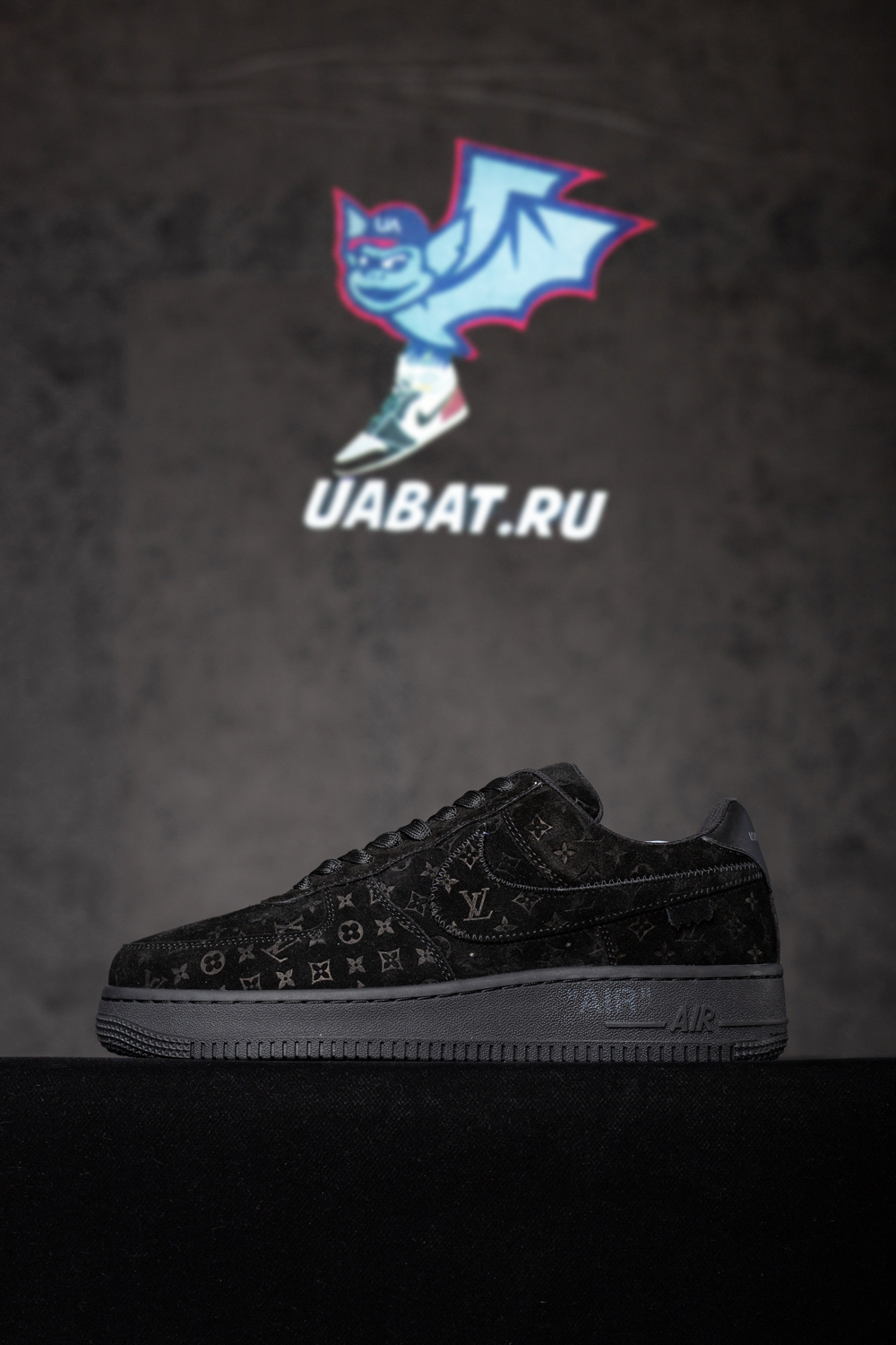 Louis Vuitton x Air Force 1 Low 'Triple Black'