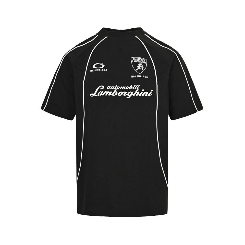 Balenciaga Lamborghini embroidered short sleeve