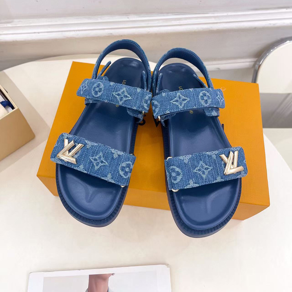 Louis Vuitton Sunset Flat Comfort Sandal 1ADIDZ