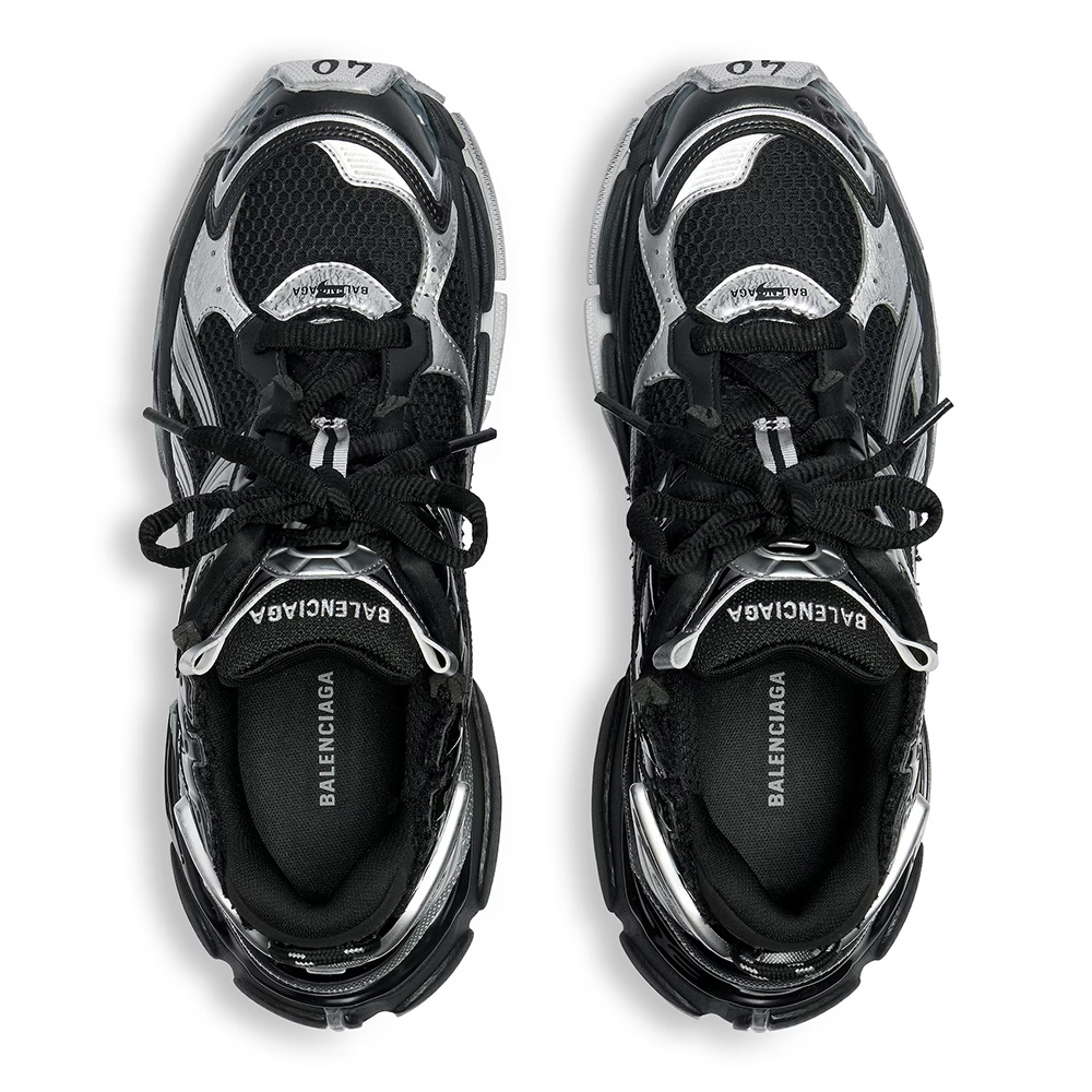 Balenciaga Runner Sneaker "Black silver"