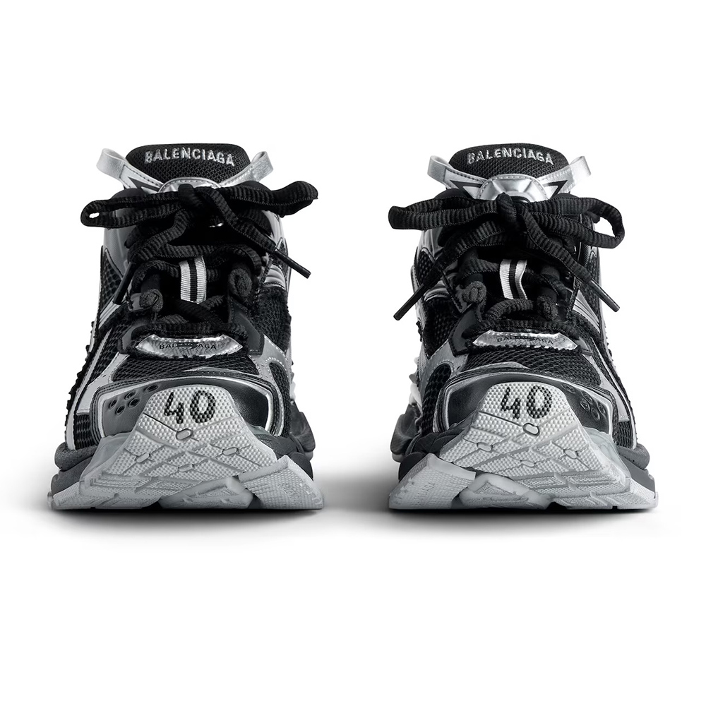 Balenciaga Runner Sneaker "Black silver"