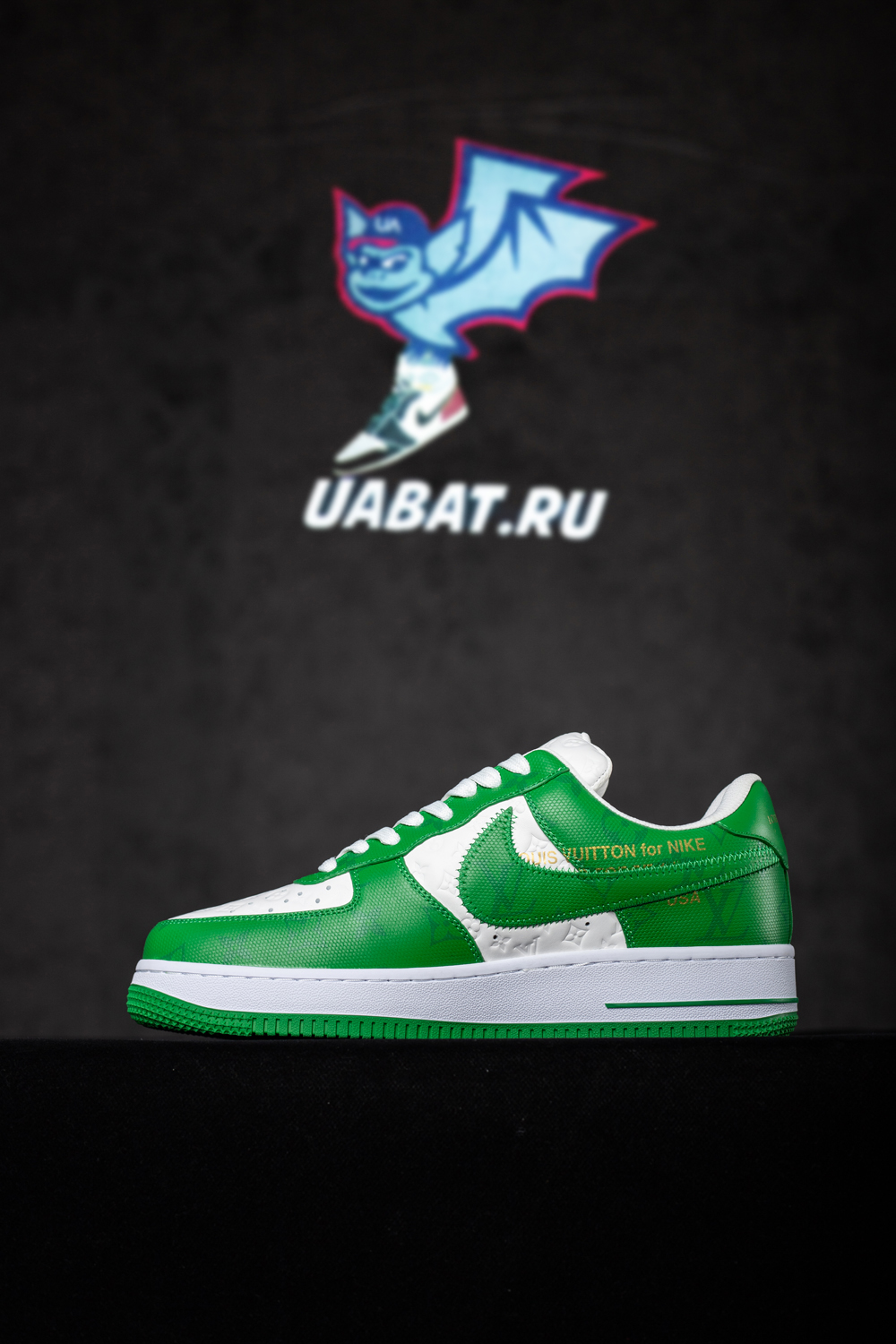 Louis Vuitton x Air Force 1 Low 'White Gym Green'