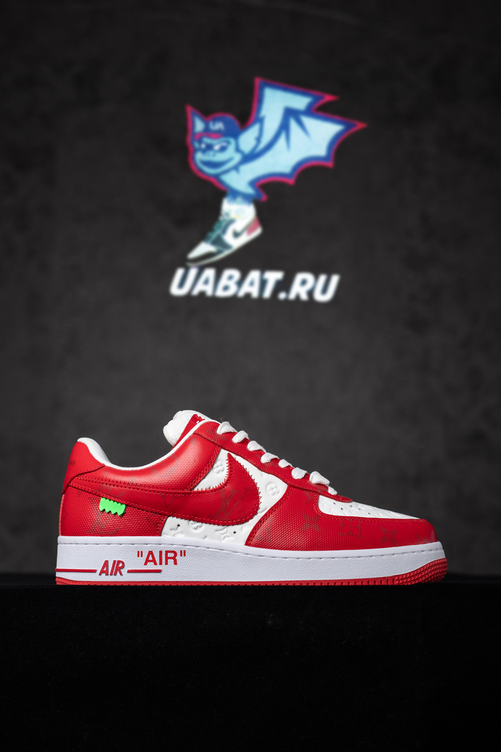 Louis Vuitton x Air Force 1 Low 'White Comet Red'