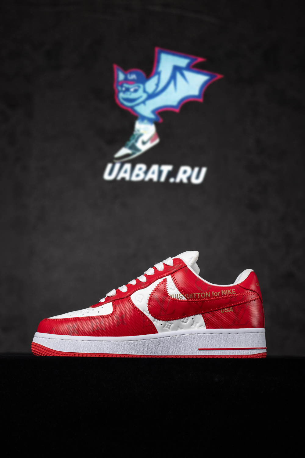Louis Vuitton x Air Force 1 Low 'White Comet Red'