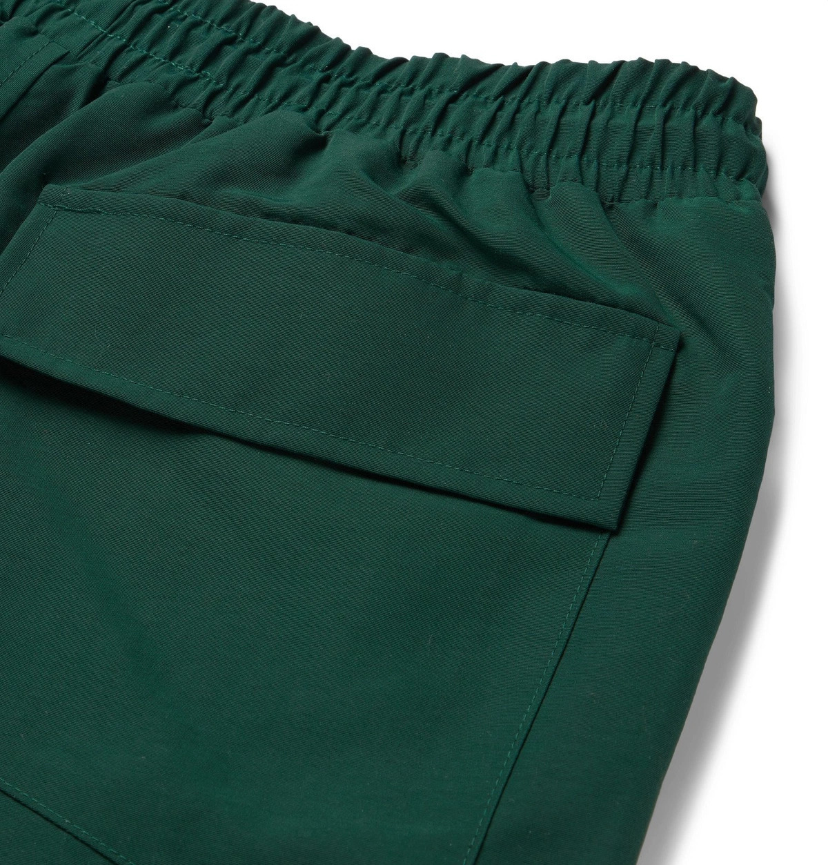 Rhude Logo Print Shell Drawstring Shorts - Green