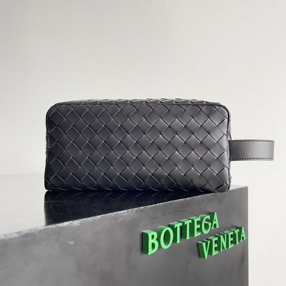Bottega Veneta Intrecciato Travel Pouch 729295 26*13*10cm