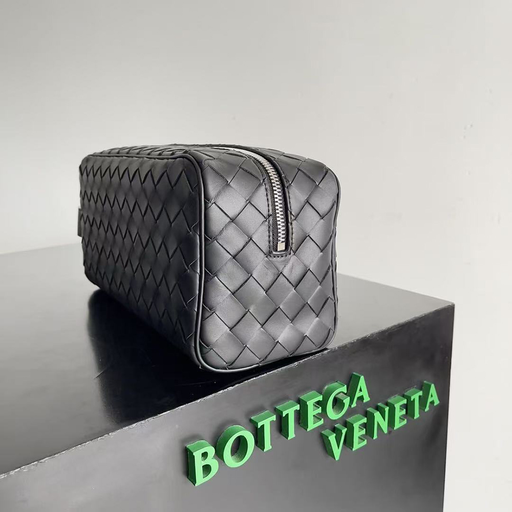 Bottega Veneta Intrecciato Travel Pouch 729295 26*13*10cm