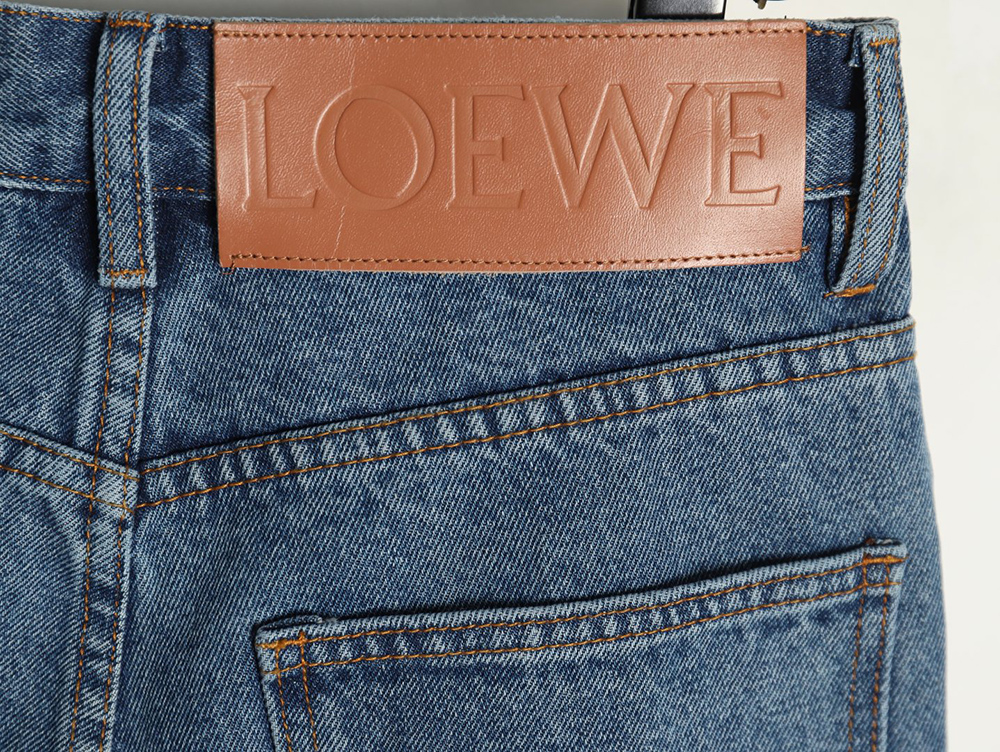 Loewe Anagram denim embroidered jeans