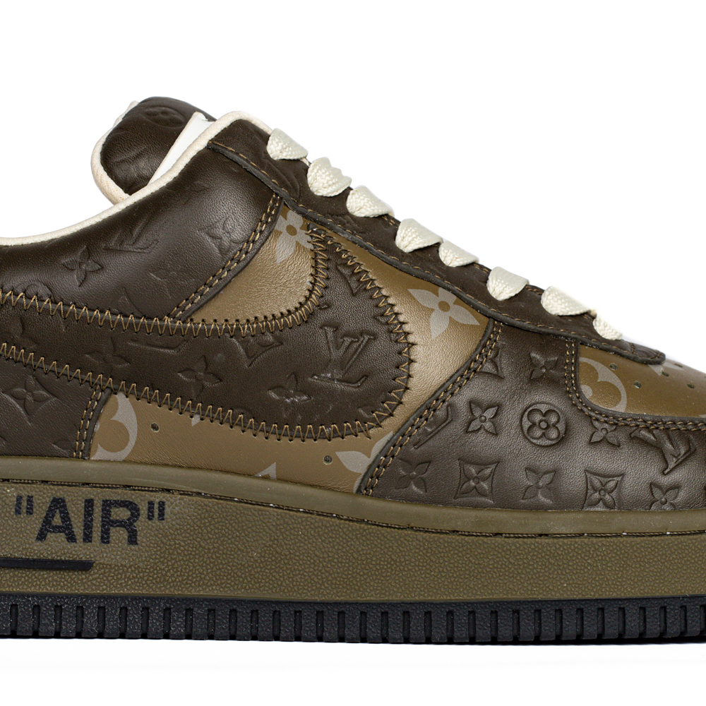 Louis Vuitton & Nike Air Force 1 Virgil Abloh 'Olive'