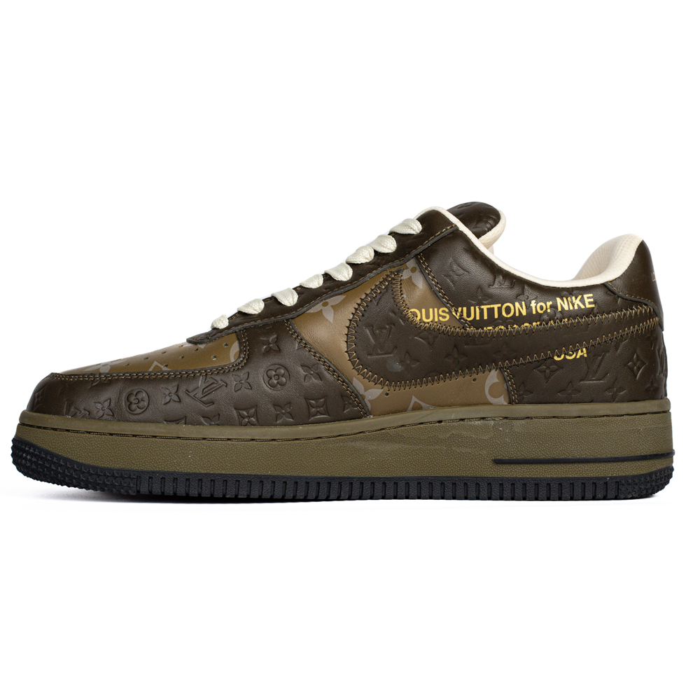 Louis Vuitton & Nike Air Force 1 Virgil Abloh 'Olive'
