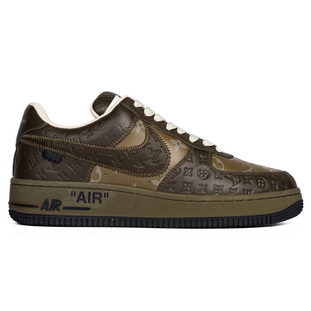 Louis Vuitton & Nike Air Force 1 Virgil Abloh 'Olive'