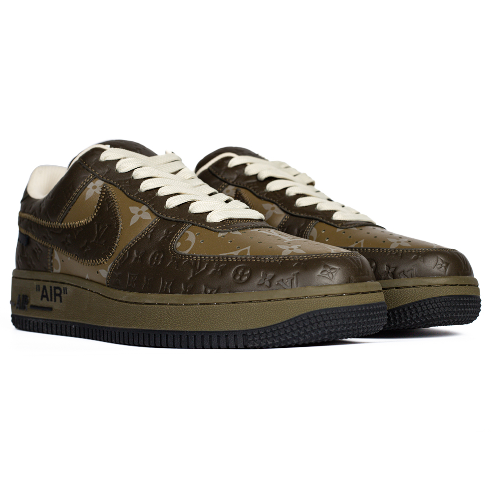 Louis Vuitton & Nike Air Force 1 Virgil Abloh 'Olive'