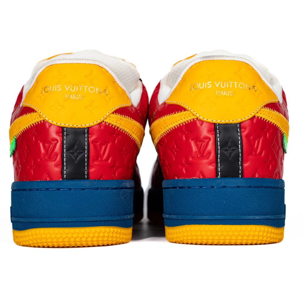 Louis Vuitton & Nike Air Force 1 Virgil Abloh 'Yellow Blue Red'