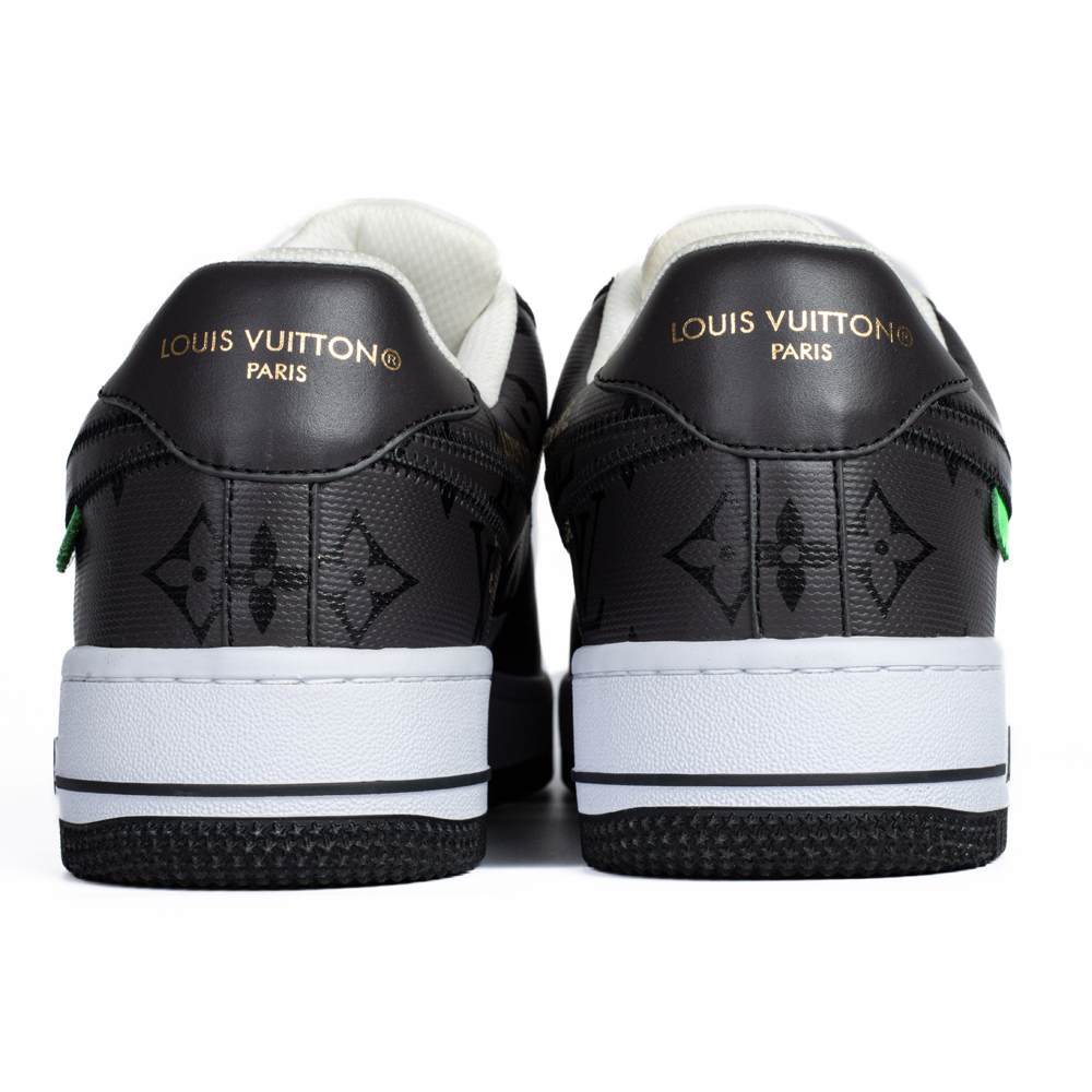 Louis Vuitton & Nike Air Force 1 Virgil Abloh 'Black White'