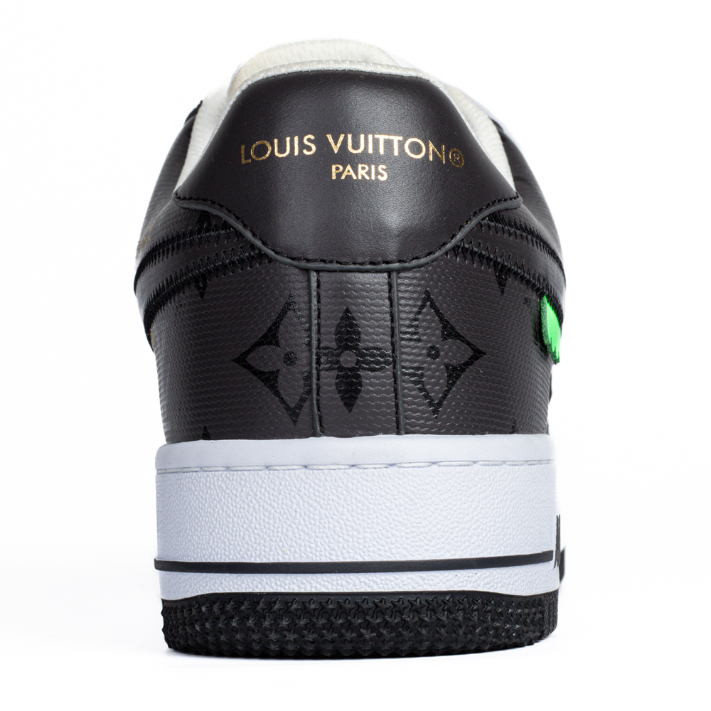 Louis Vuitton & Nike Air Force 1 Virgil Abloh 'Black White'