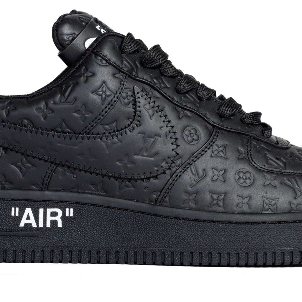 Louis Vuitton & Nike Air Force 1 Virgil Abloh 'Black'