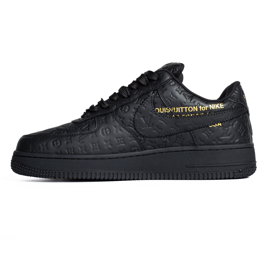 Louis Vuitton & Nike Air Force 1 Virgil Abloh 'Black'
