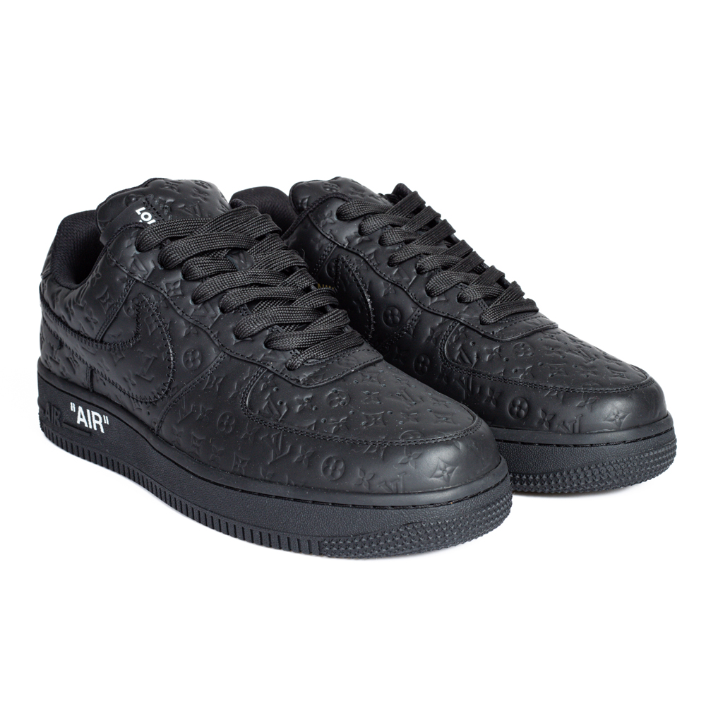 Louis Vuitton & Nike Air Force 1 Virgil Abloh 'Black'