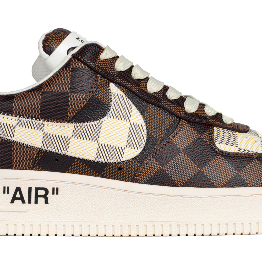 Louis Vuitton & Nike Air Force 1 Virgil Abloh 'Damier'
