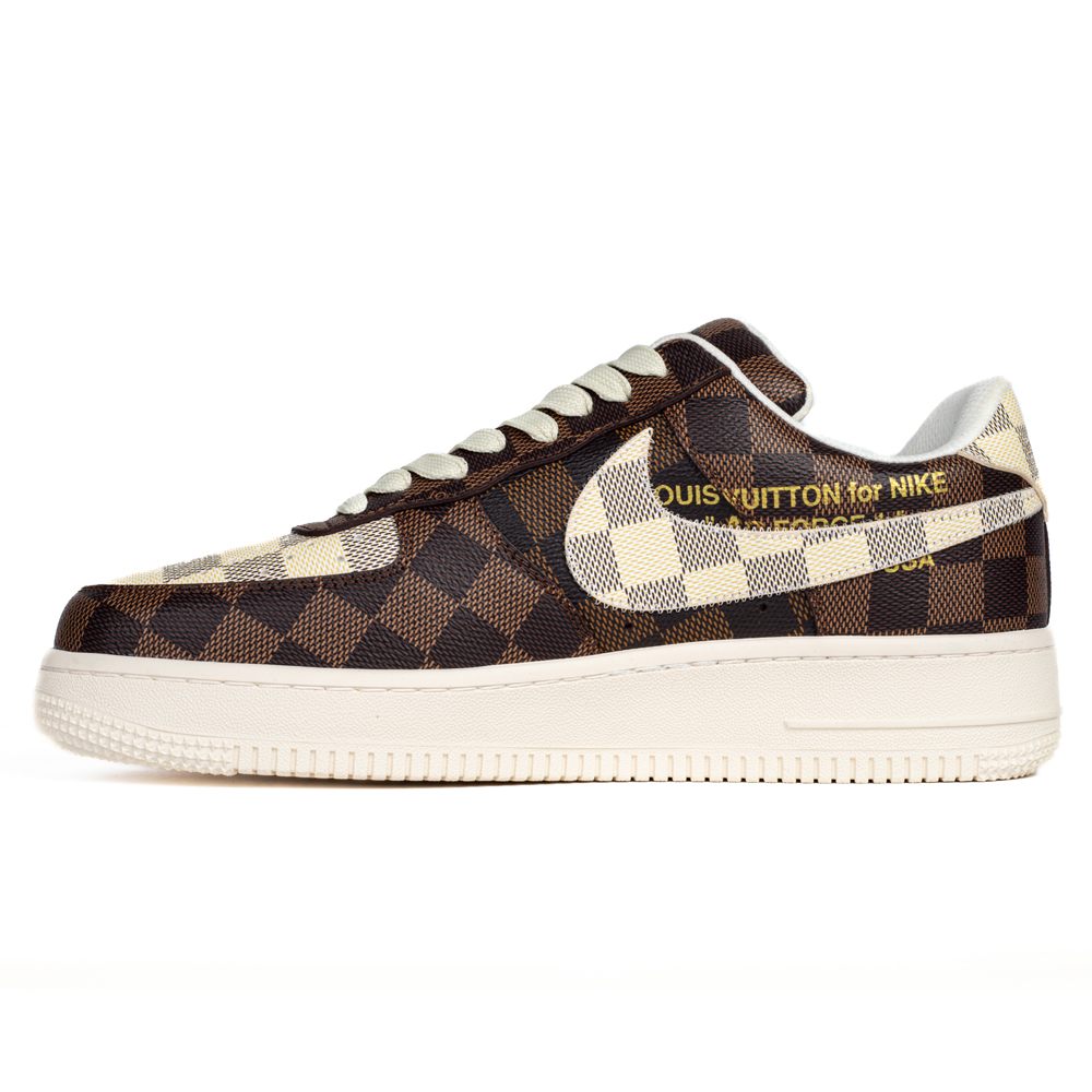Louis Vuitton & Nike Air Force 1 Virgil Abloh 'Damier'