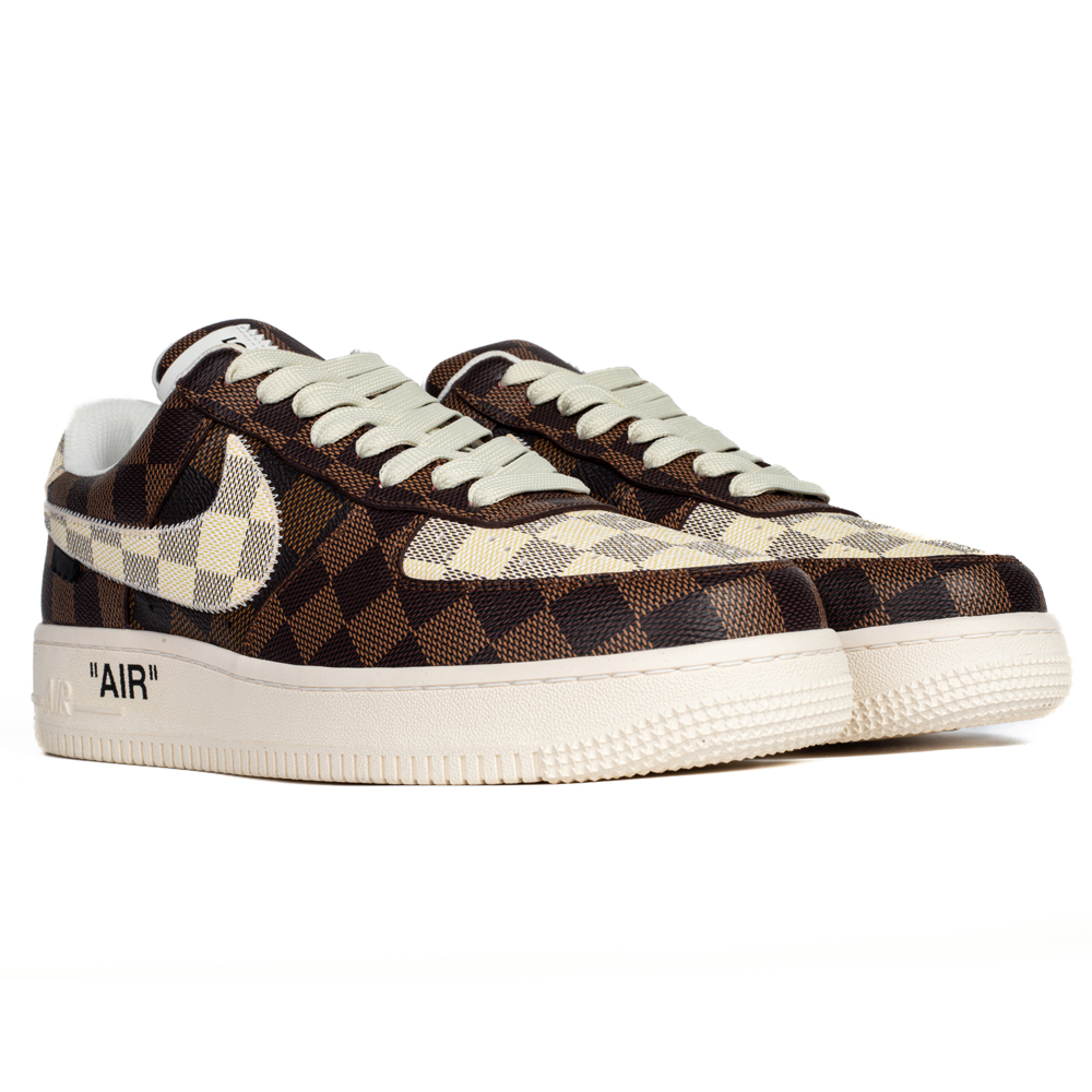 Louis Vuitton & Nike Air Force 1 Virgil Abloh 'Damier'