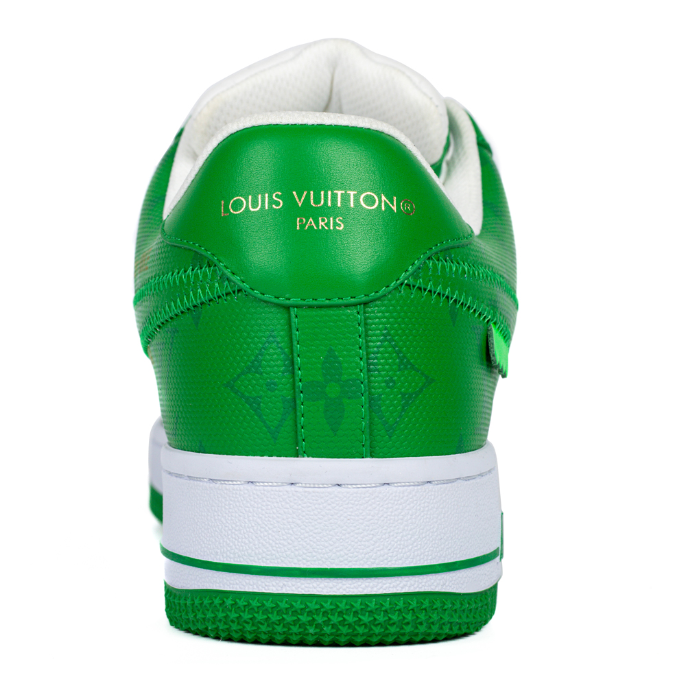 Louis Vuitton & Nike Air Force 1 Virgil Abloh 'Green White'