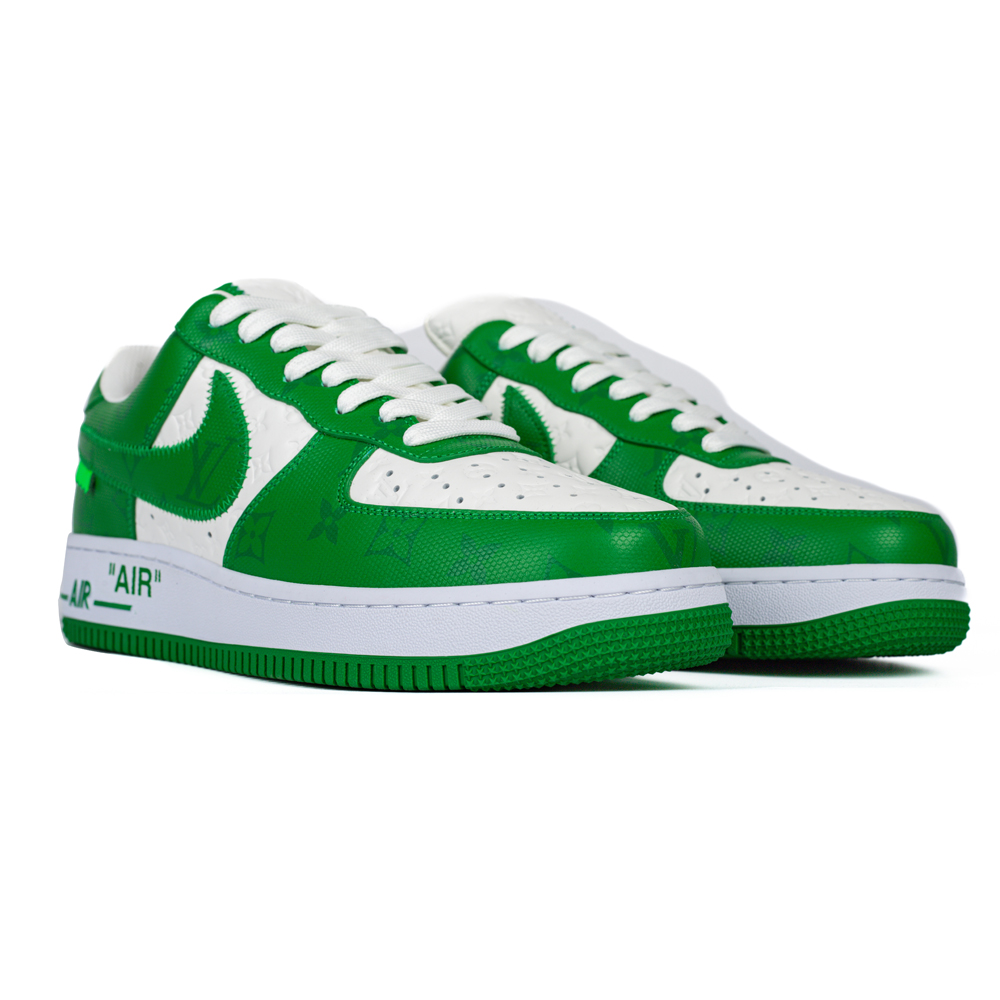 Louis Vuitton & Nike Air Force 1 Virgil Abloh 'Green White'