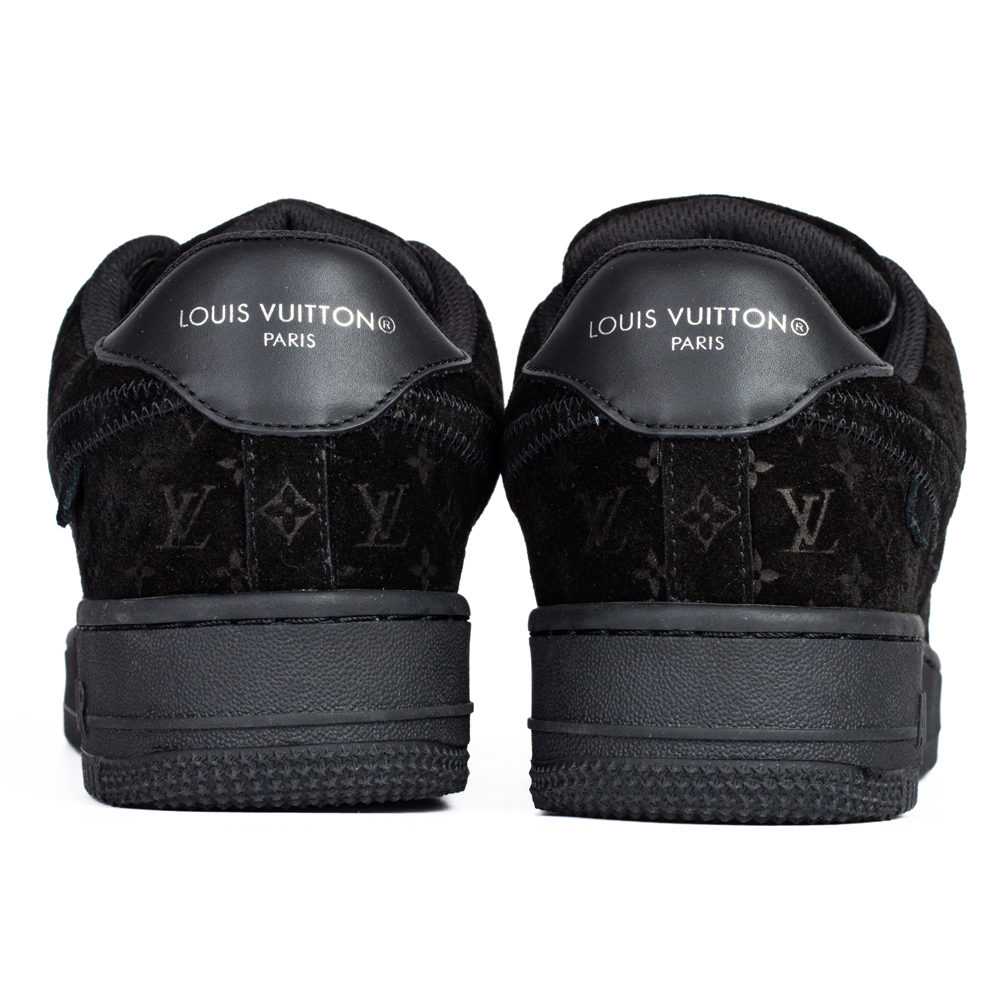 Louis Vuitton & Nike Air Force 1 Virgil Abloh 'Triple Black'