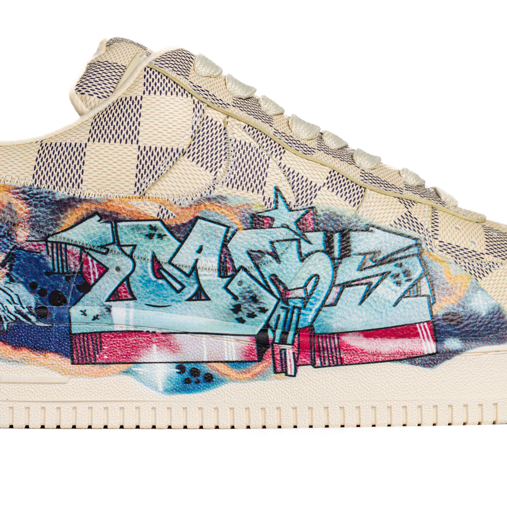 Louis Vuitton & Nike Air Force 1 Virgil Abloh 'Graffiti'