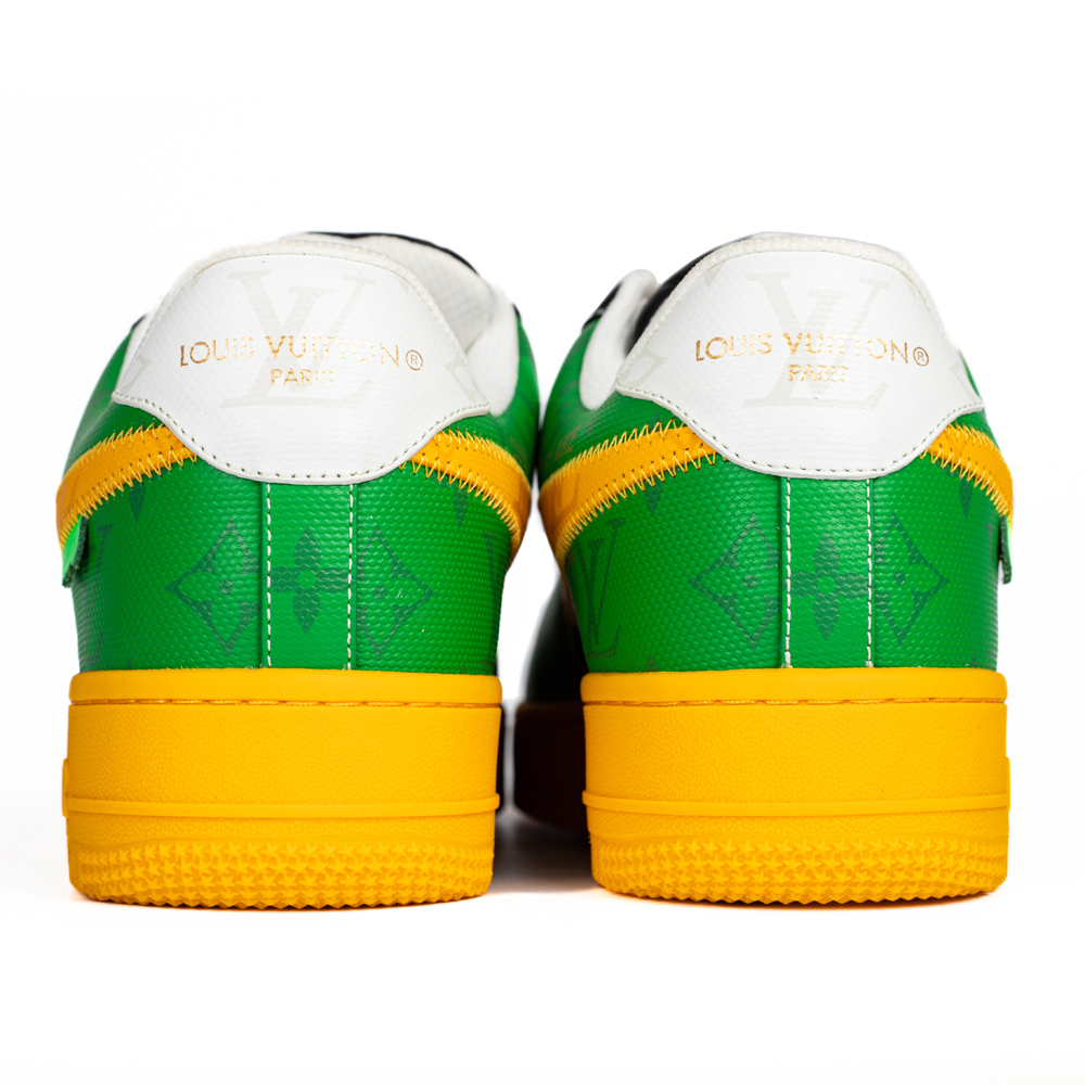 Louis Vuitton & Nike Air Force 1 Virgil Abloh 'Yellow Green '
