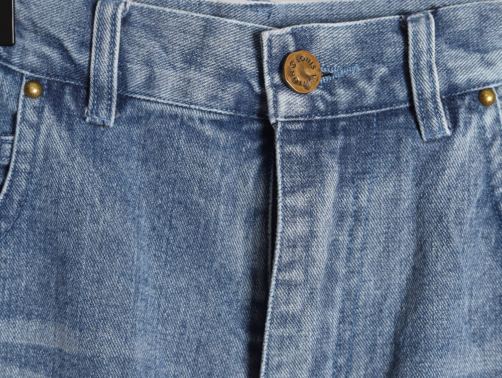 Louis Vuitton embossed monogram cargo jeans