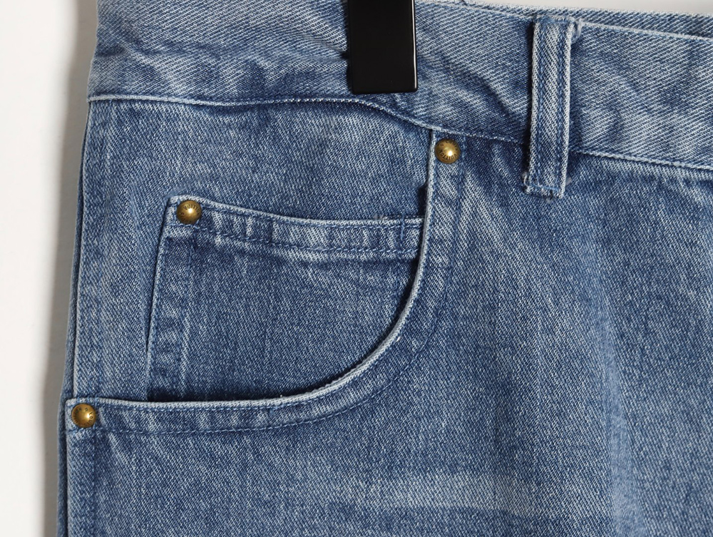 Louis Vuitton embossed monogram cargo jeans