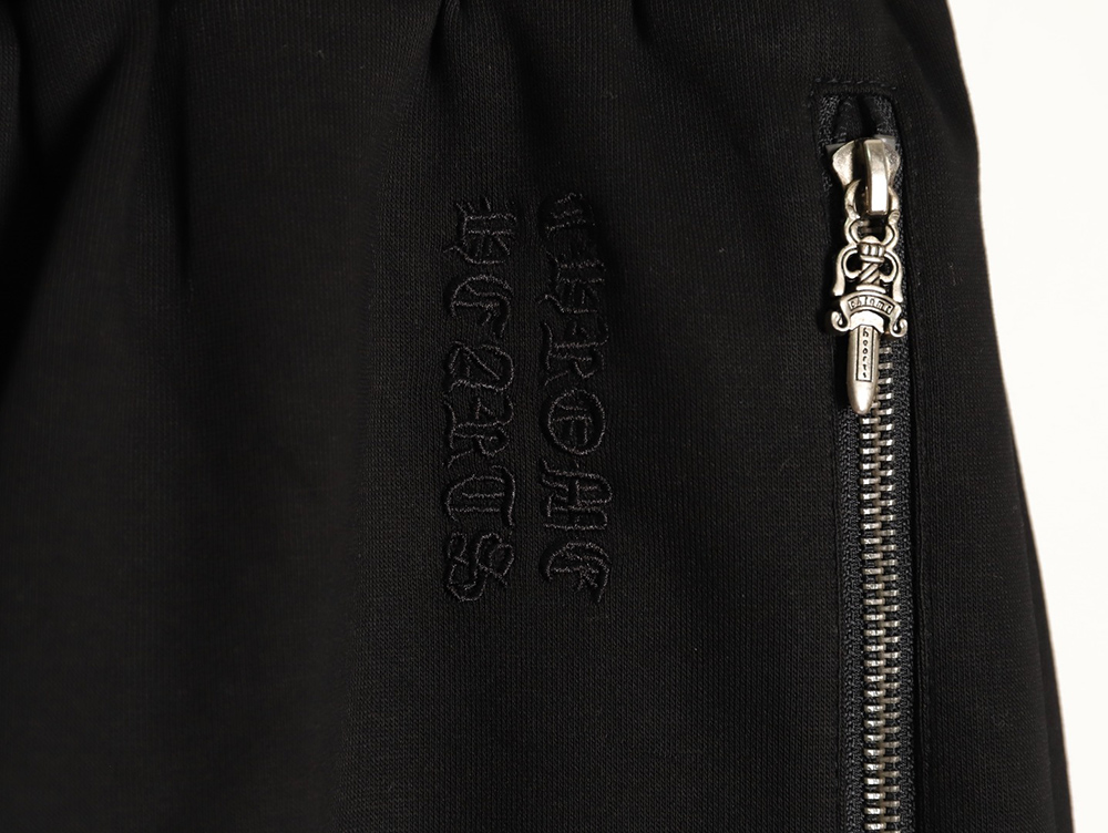Chrome Hearts Embroidered White Label Sanskrit Shorts
