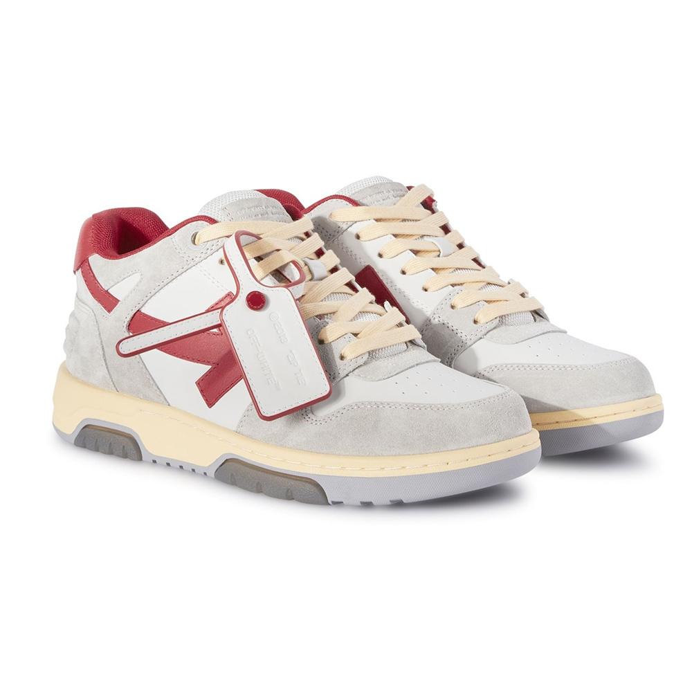 Off-White Out of Office Low 'Light Grey Red'