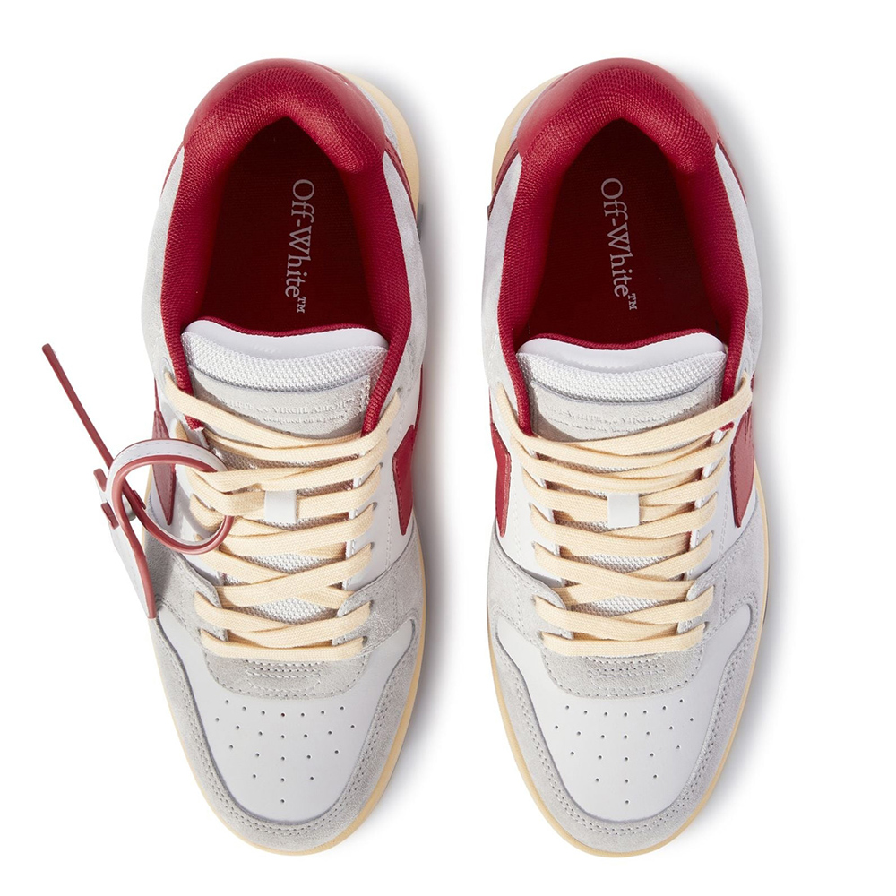 Off-White Out of Office Low 'Light Grey Red'