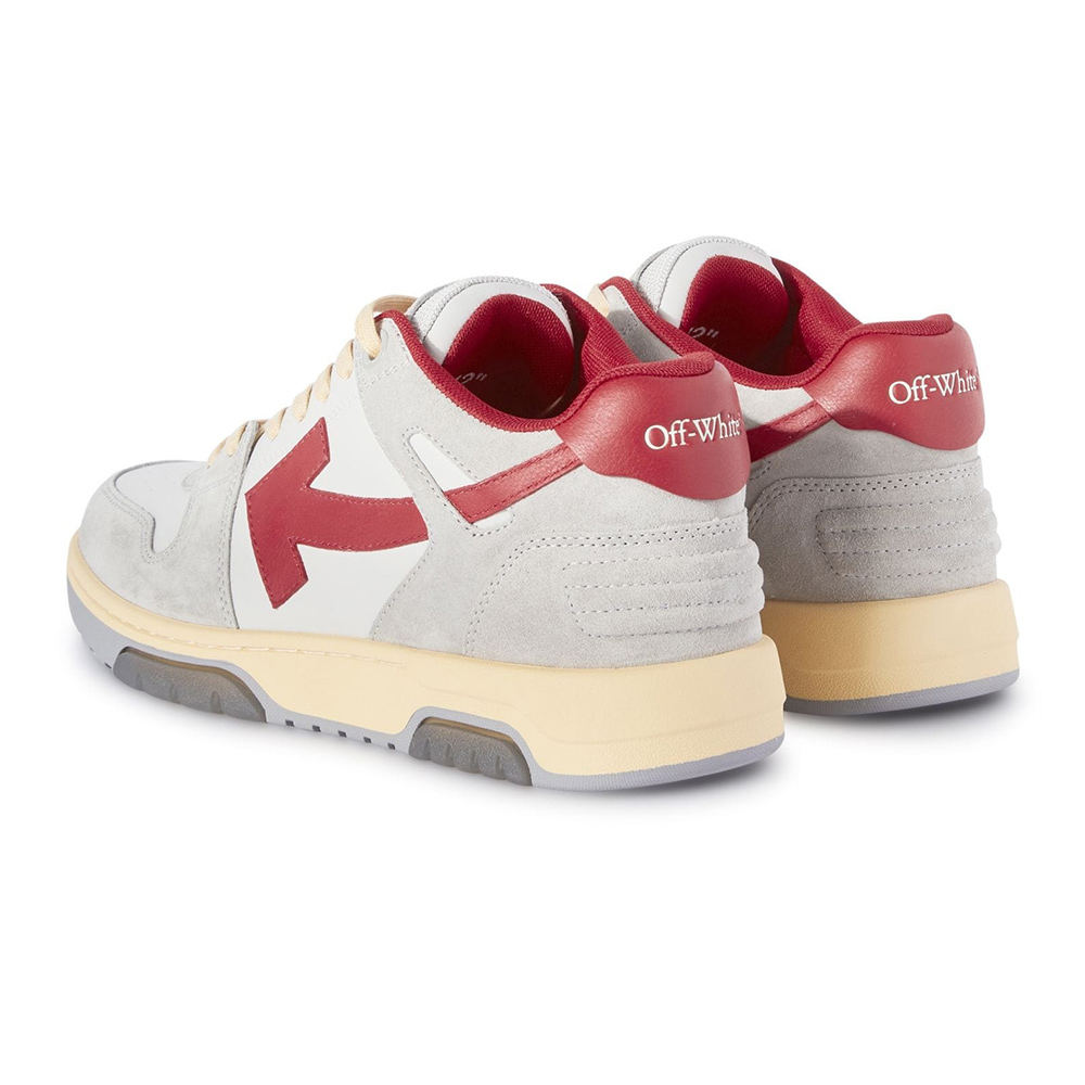 Off-White Out of Office Low 'Light Grey Red'