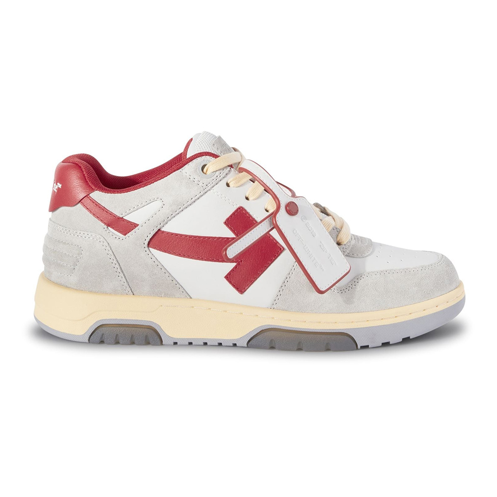 Off-White Out of Office Low 'Light Grey Red'