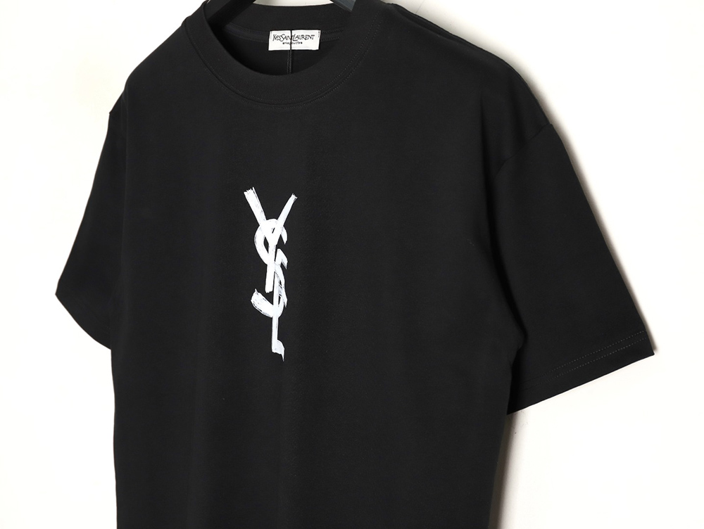 Yves Saint Laurent graffiti print short-sleeved T-shirt