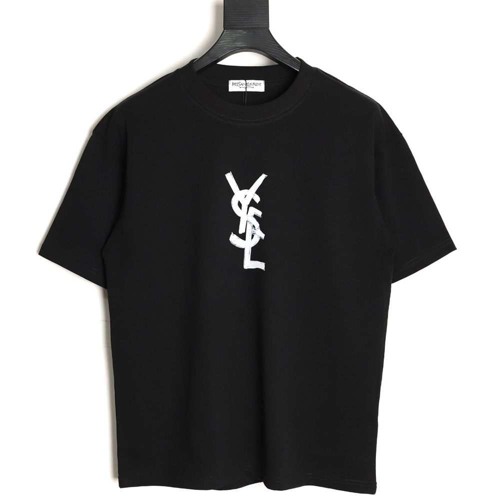 Yves Saint Laurent graffiti print short-sleeved T-shirt
