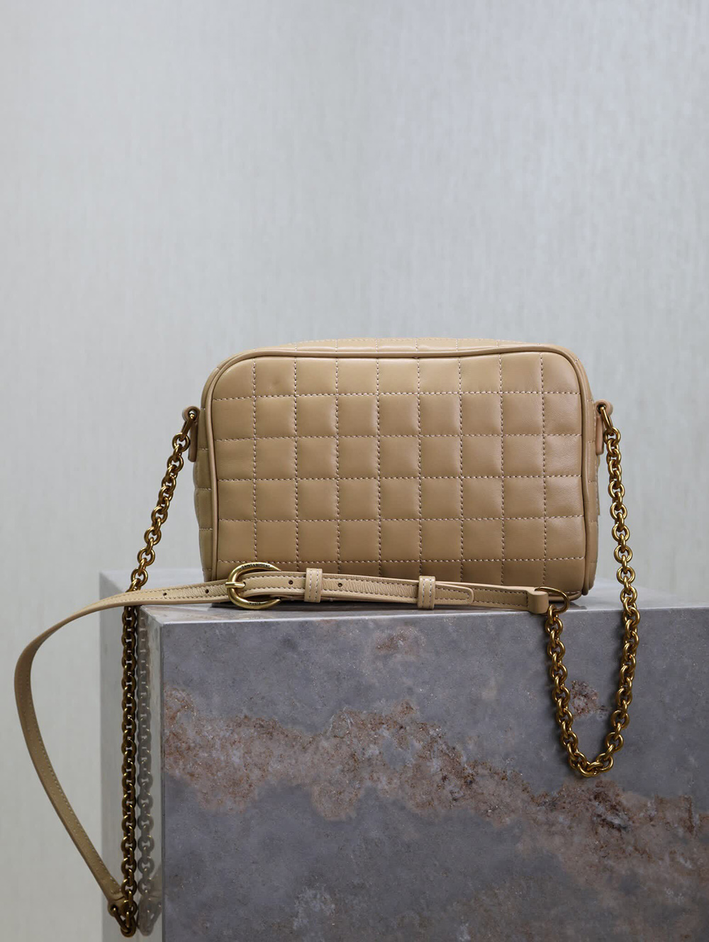 Saint Laurent Cassandre Matelassé Carré camera bag in lambskin 764809 19.5*14*4cm