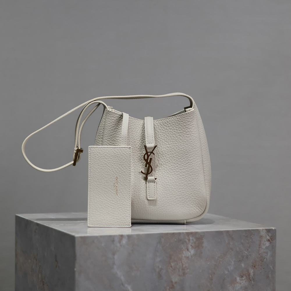 Saint Laurent Le 5 á 7 Grained Leather Bags 633158 15*16*7cm