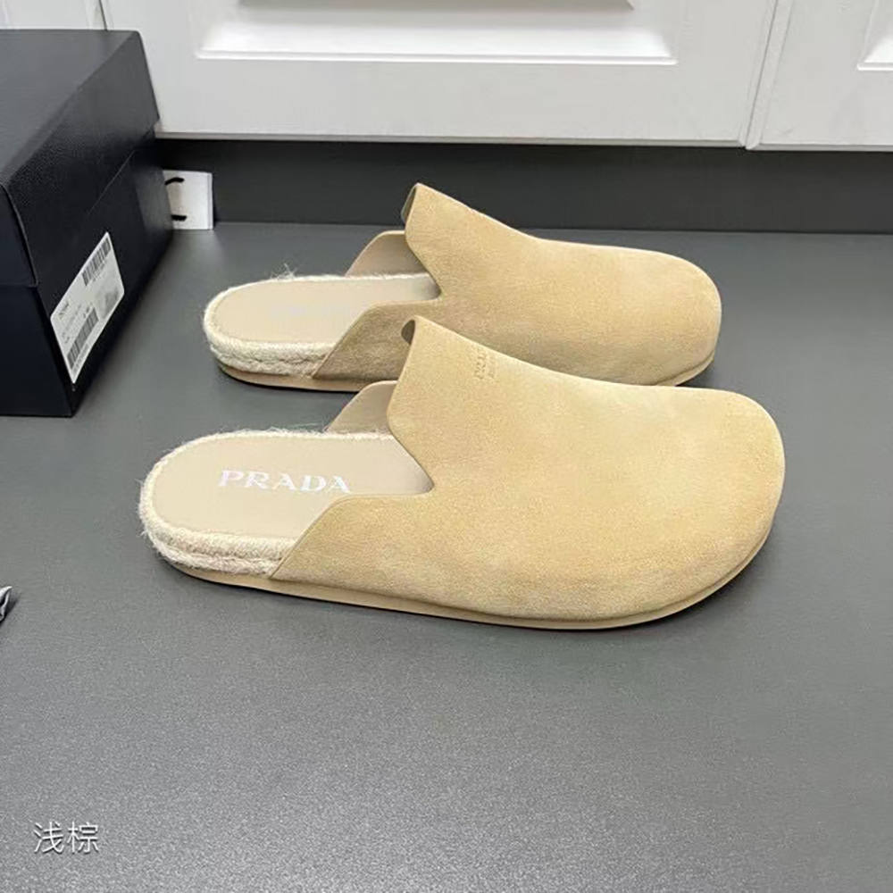 Prada Suede mules