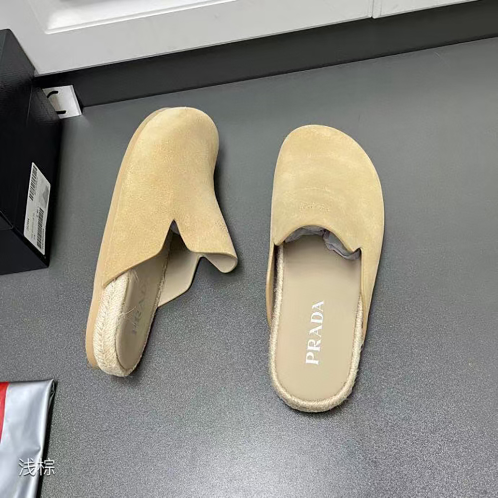 Prada Suede mules
