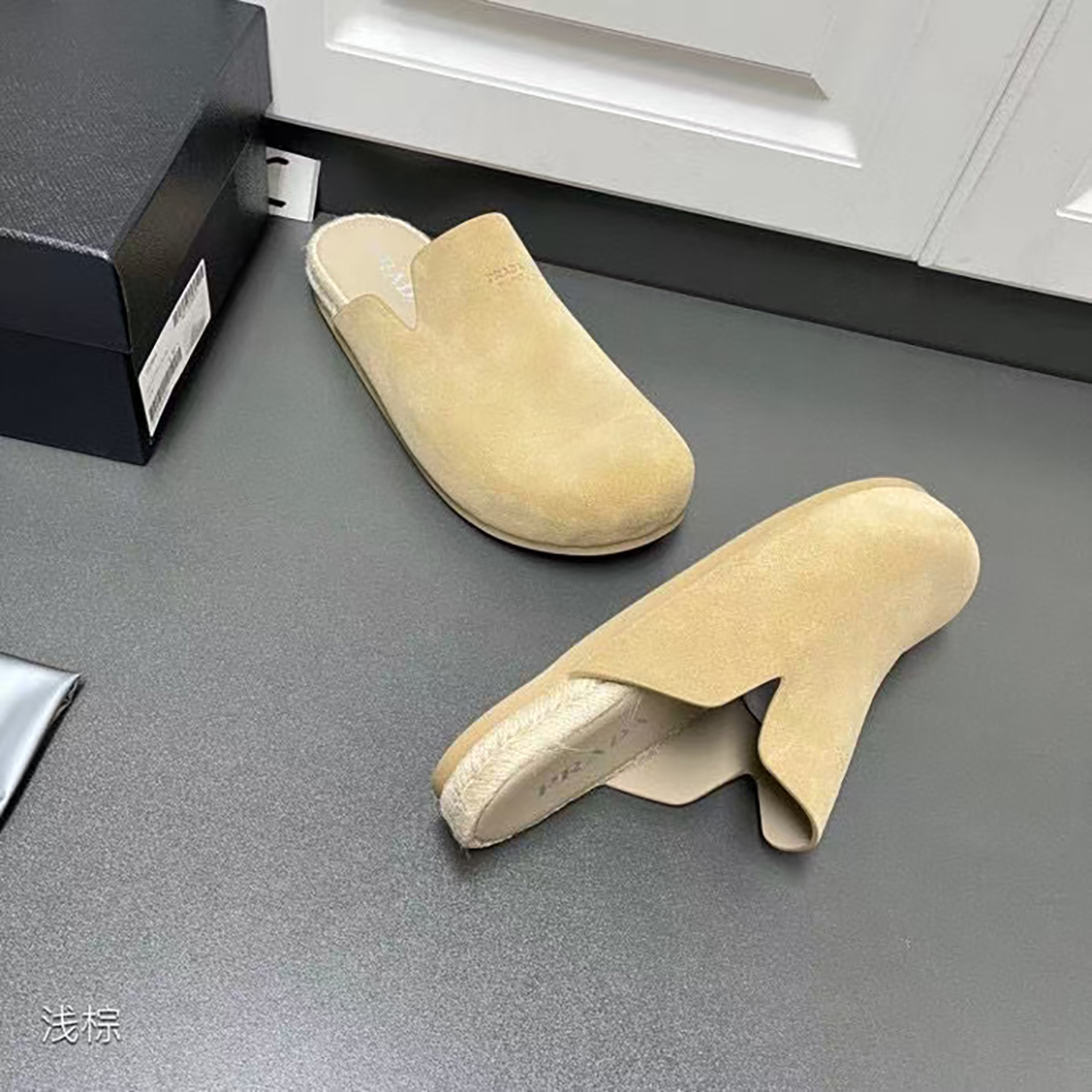 Prada Suede mules