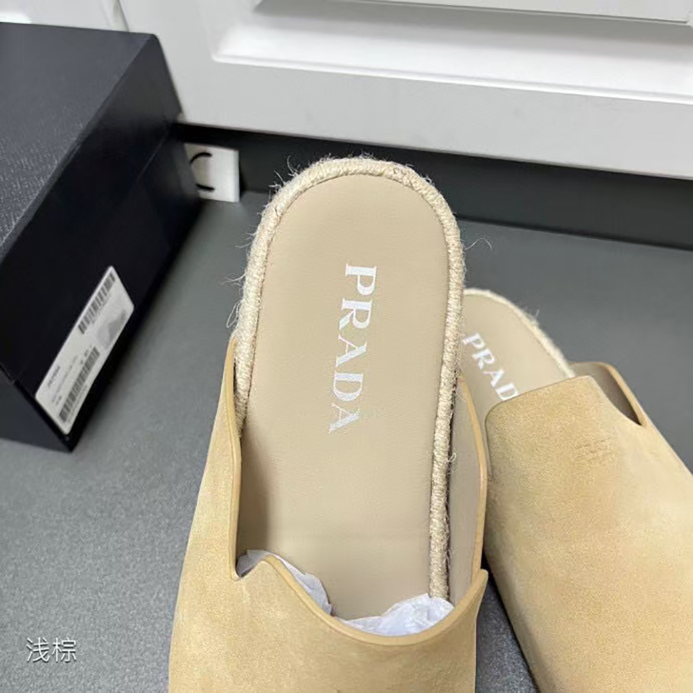 Prada Suede mules