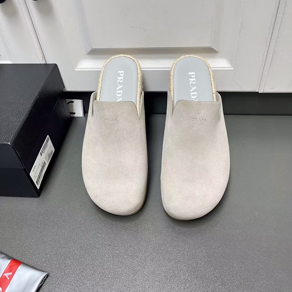 Prada Suede mules