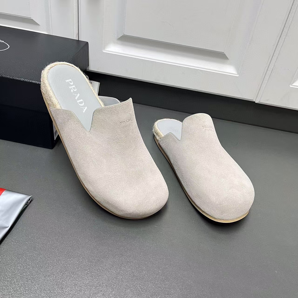 Prada Suede mules