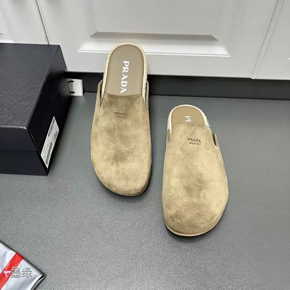 Prada Suede mules